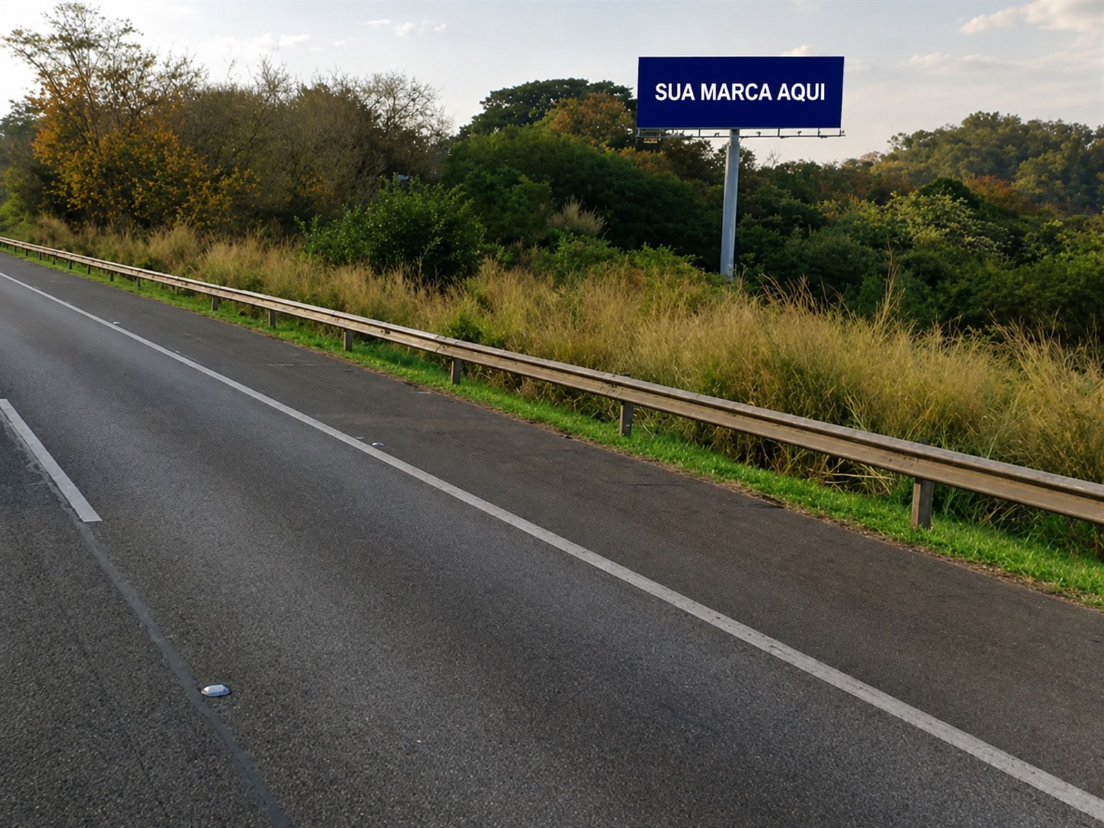 Painel publicitário na Bandeirantes — KM 76+500 — sentido São Paulo Capital — ficha 40, mídia OOH na Rodovia dos Bandeirantes SP-348
