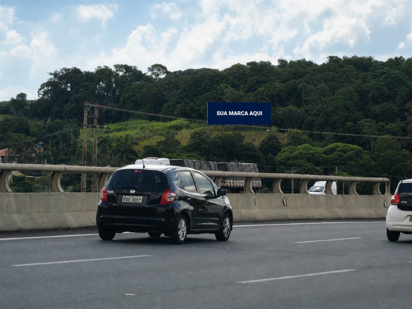 Estrutura de mídia OOH na Bandeirantes — KM 66+300 — sentido Campinas — ficha 59, mídia OOH na Rodovia dos Bandeirantes SP-348
