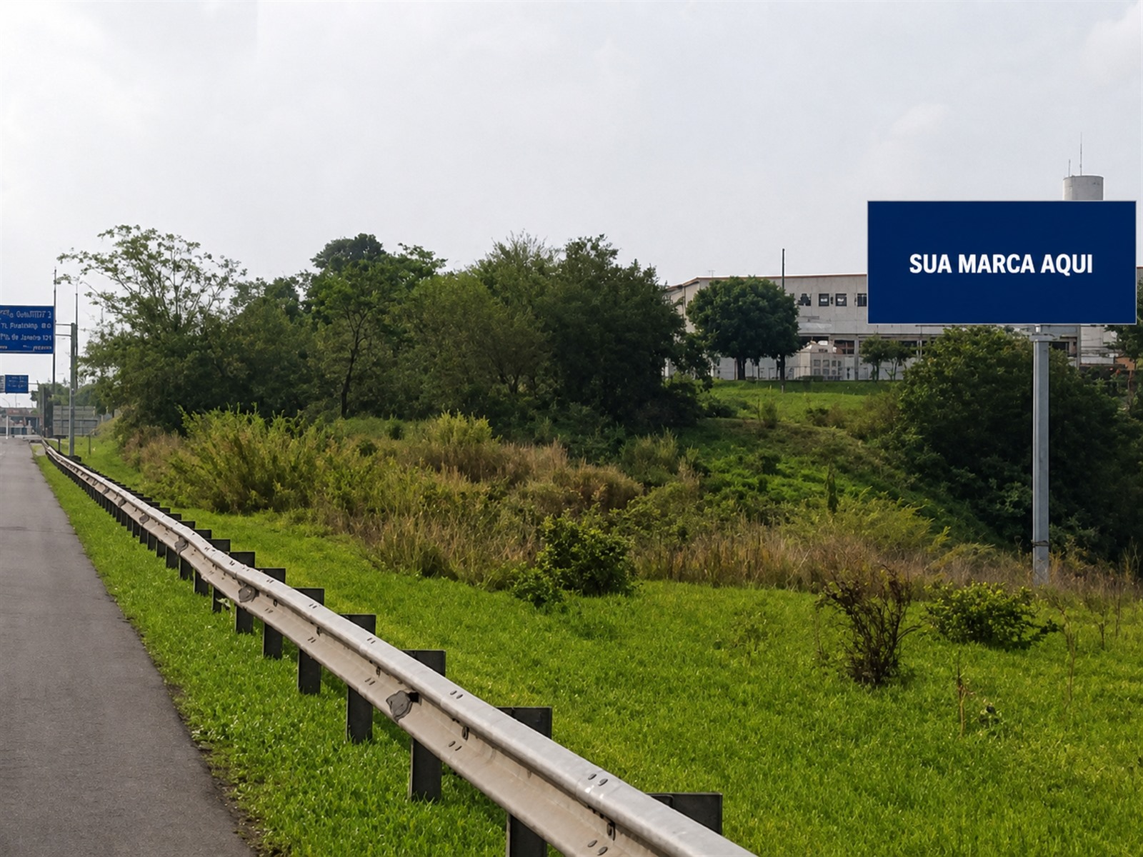 Painel publicitário na Bandeirantes — KM 76+650 — sentido São Paulo Capital — ficha 72, mídia OOH na Rodovia dos Bandeirantes SP-348